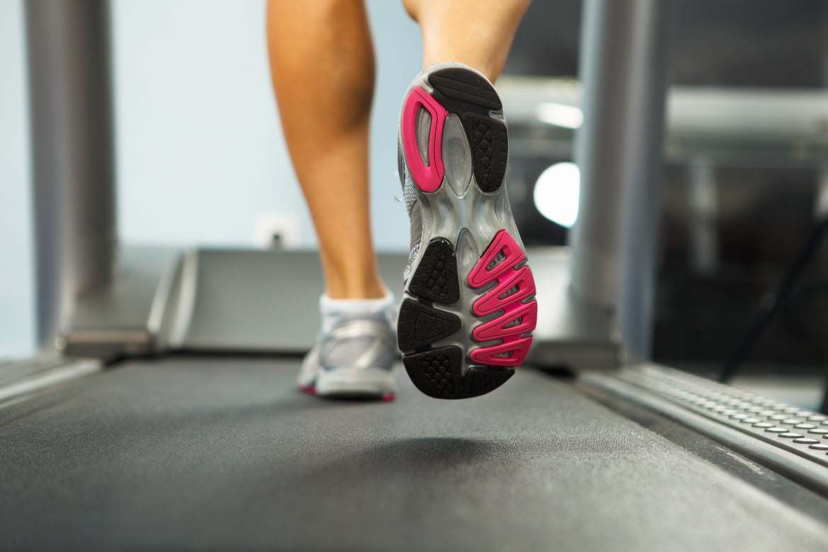 Running on Treadmill